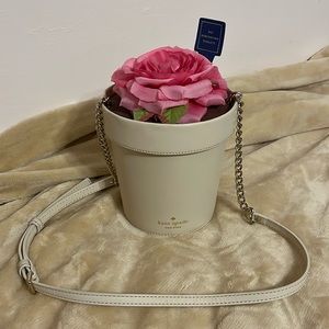 Kate Spade No Shrinking Violet Flower Pot Purse